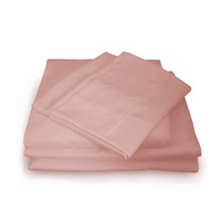 Royal Comfort 1000TC Hotel Grade Bamboo Cotton Sheets Set Queen Blush