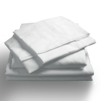 Royal Comfort 1000TC Hotel Grade Bamboo Cotton Sheets Set King White