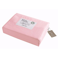 Royal Comfort 250TC Organic Cotton Sheet Set 4pc Double Blush