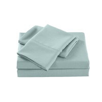 Royal Comfort 2000 Thread Count Bamboo Cooling Sheet Set Single Frost