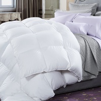 Duck Feather & Down Quilt 500GSM + Pillows Twin Pack - King White