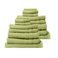 Royal Comfort 16pc Egyptian Cotton 600GSM Towel Set - Spearmint