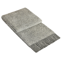 Codu Brighton Throw 100% NZ Wool Grey