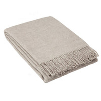 Codu Cambridge Throw 100% NZ Wool Silver