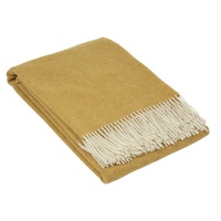Codu Hampton Throw Merino Wool Blend Ochre