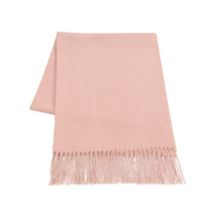 Codu Paddington Fine Merino Wool Blend Scarf - Blush