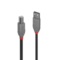 LINDY 3m USB2 A-B Cable Anthracite