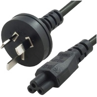 8WARE Power Cable 3m AU to IEC C5 3-Pin Male to Female