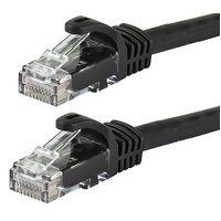 ASTROTEK CAT6 Ethernet Cable 0.5m Black RJ45 Network Patch