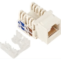 ASTROTEK CAT5e UTP Keystone Jack 10 Pack White