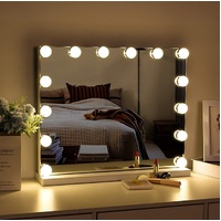 Hollywood LED Makeup Vanity Mirror 10 Dimmable Bulbs 3 Colour Modes