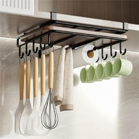 CARLA HOME Under Cabinet Cutting Board Metal Holder Organiser
