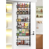 CARLA HOME 6-Tier Over Door Pantry Organiser Adjustable Baskets