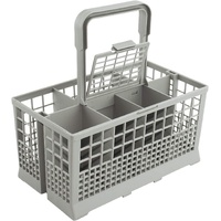CARLA HOME 8 Slot Universal Dishwasher Cutlery Basket with Handle & Lid