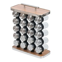 CARLA HOME 20-Jar Spice Rack Organizer for Kitchen