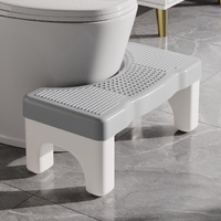 CARLA HOME Toilet Poop Stool Squat Adult for Easy Pooping for Bathroom Adults and Kids