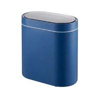 CARLA HOME 7L Automatic Trash Bin with Lid, Motion Sensor Garbage Can Blue