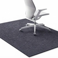 CARLA HOME Office Chair Mat Hard Floor Protector, 120x90 cm, Anti-Slip, Grey