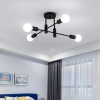 VIKUS Mid Century Modern 4-Light Chandelier