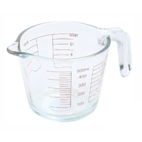 500ml Clear Glass Measuring Jug with Scale for Baking and Cooking