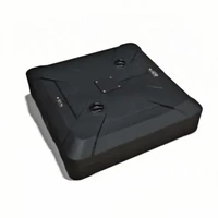 82cm Black Offset Patio Umbrella Base - Sand/Water Filled Square