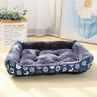 GENUX XXL Blue Pet Dog Bed Sofa Mat