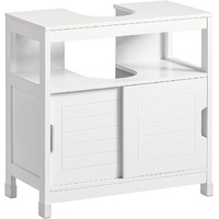 VIKUS White Vanity Unit Bathroom Furniture