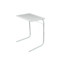 GENUX Adjustable Foldable Laptop Table Tray Steel MDF