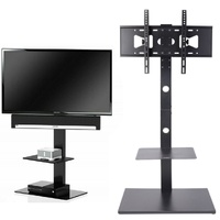 GENUX TV Stand Base Swivel Mount 32-65 inch Adjustable Height