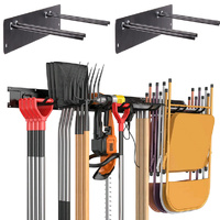 GENUX Wall Mounted Heavy Duty Tool Rack Garage Organiser