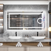 GENUX 1200x600mm LED Bathroom Mirror Anti-Fog Magnifying