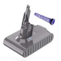 GENUX 9500mAh Battery + Pre Filter Kit for Dyson V7 SV11