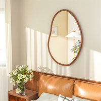 GENUX Large Art Deco Asymmetrical Wall Mirror 74.3x110cm