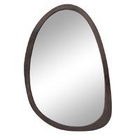 GENUX Antique Wooden Frame Wall Mirror 60x90cm