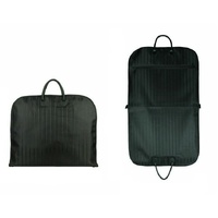 GENUX Black Suit Cover Garment Bag Zippered Dustproof Travel