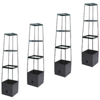 GENUX Tomato Tower 3 Tier Frame 4 Pack Growing System