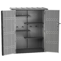Lifetime Vertical Shed with Shelves Storage Garden