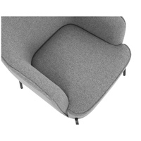 GENUX Hugo Upholstered Armchair Light Grey
