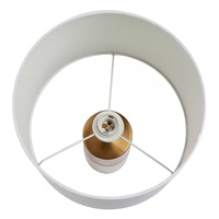GENUX Lane White Table Lamp