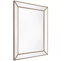 GENUX Zeta Large Antique Gold Wall Mirror