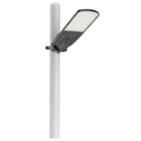 Metal Grey Solar Street Light with 5000 Lumens, Metal Construction, Motion Activated, Solar Rechargeable