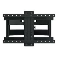 Black Full Motion TV Wall Mount for 37-90 Inch TVs - Slim Profile, 71.12cm Extension, 70° Swivel