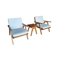 QFurniture Pencil Side Table & Sofa Armchair Set