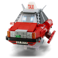 Kalos Hong Kong Machines Red Taxi Robot Building Block Set 586pcs 14+