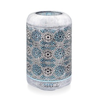 activiva 260ml Metal Aroma Diffuser Essential Oil Vintage White