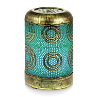 activiva 100ml Metal Aroma Diffuser Essential Oil Vintage Gold