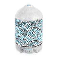 activiva 100ml Metal Aroma Diffuser Essential Oil Vintage White