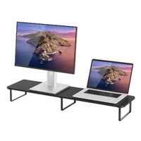 activiva Dual Monitor Riser Stand Black