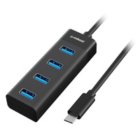 mbeat 4-Port USB-C Hub with DC Port