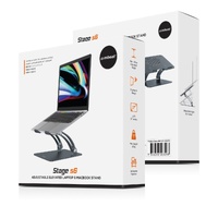 mbeat Stage S6 Adjustable Elevated Laptop Stand Space Grey